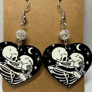 Eternal Love’s Kiss Heart Shape Earrings